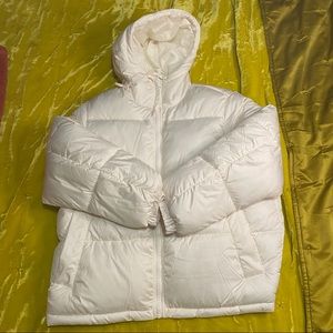 White Puff coat